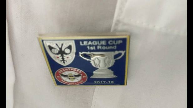 AFC Wimbledon pin badge